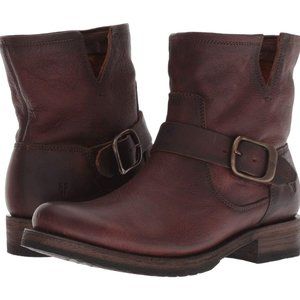 Frye $278 Veronica Bootie Redwood Sz 6 NIB!